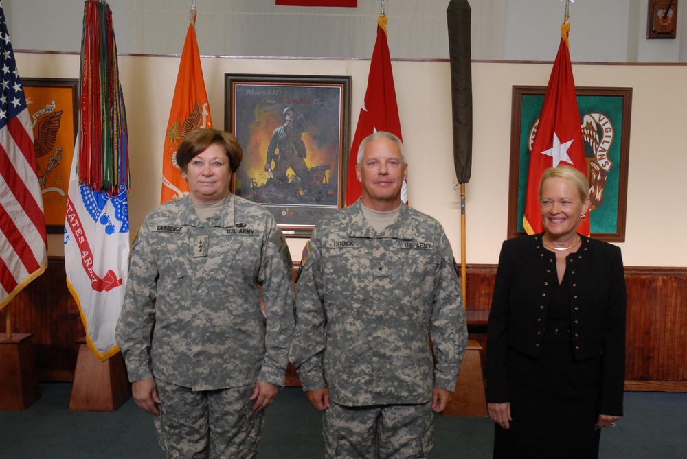 Maj. Gen. Lawrence Wayne Brock III promotion ceremony