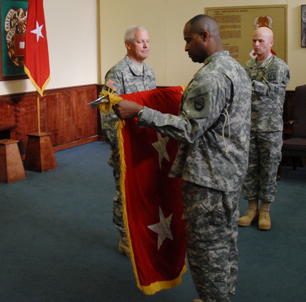 Maj. Gen. Lawrence Wayne Brock III promotion ceremony