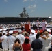 First lady at welcome home ceremony