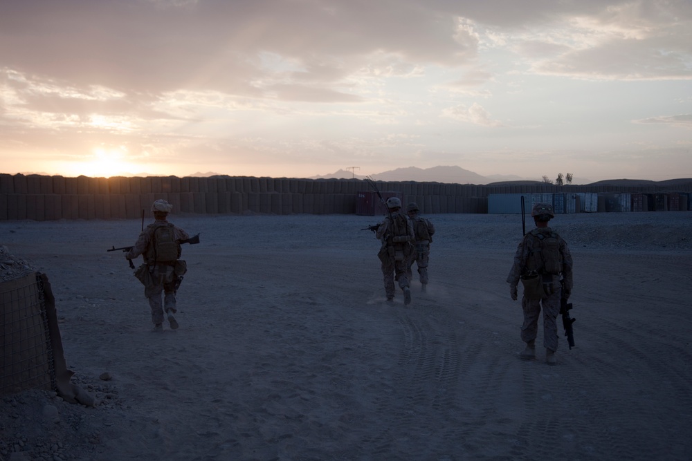 Patrol in Sangin