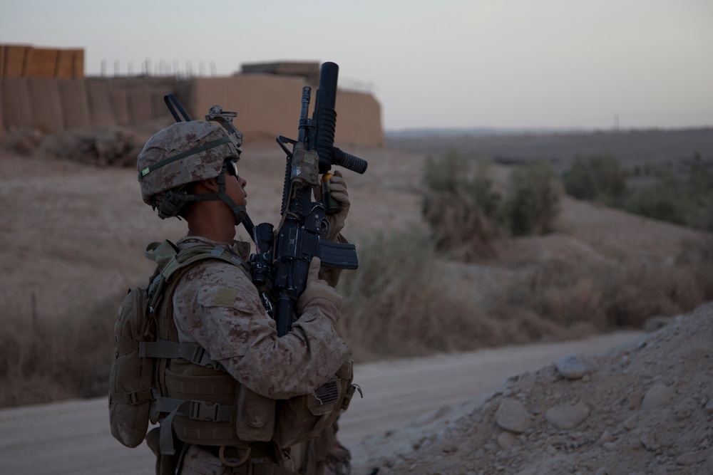 Patrol in Sangin