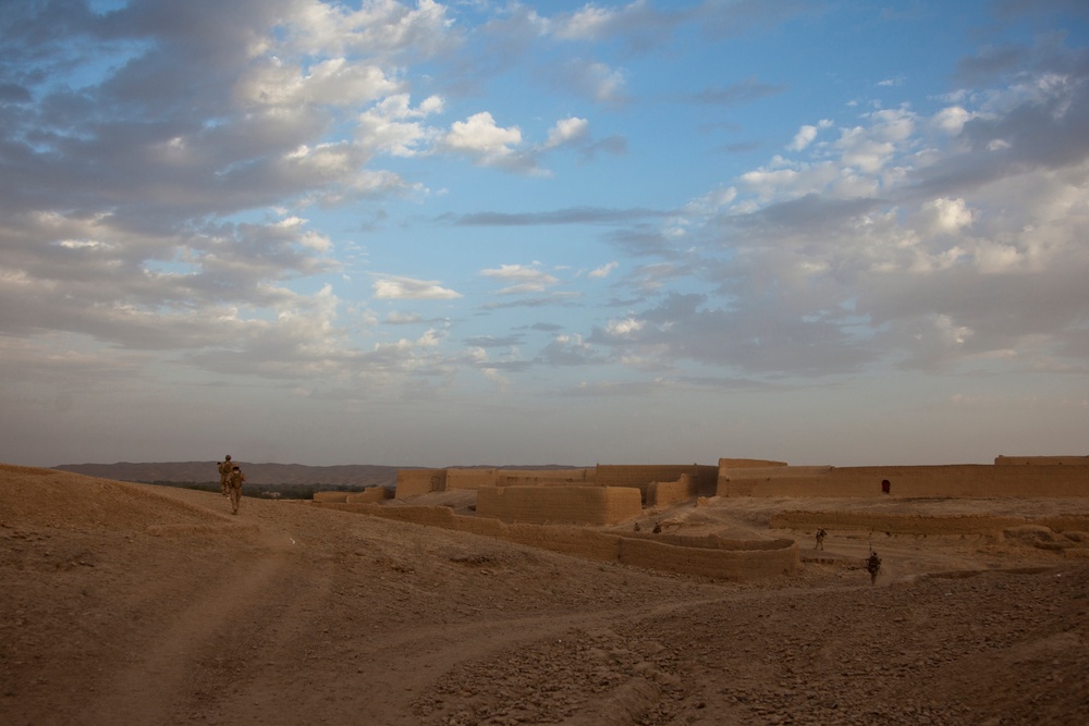 Patrol in Sangin