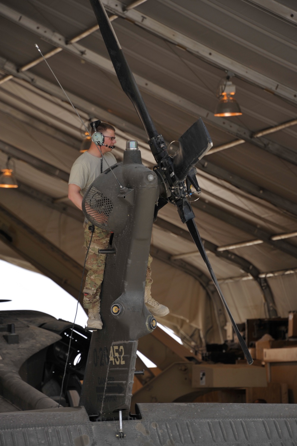 Tail-rotor inspection