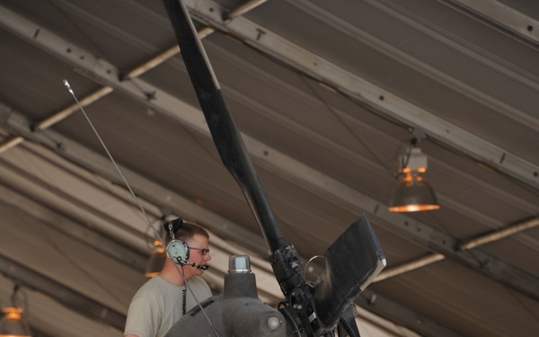 Tail-rotor inspection