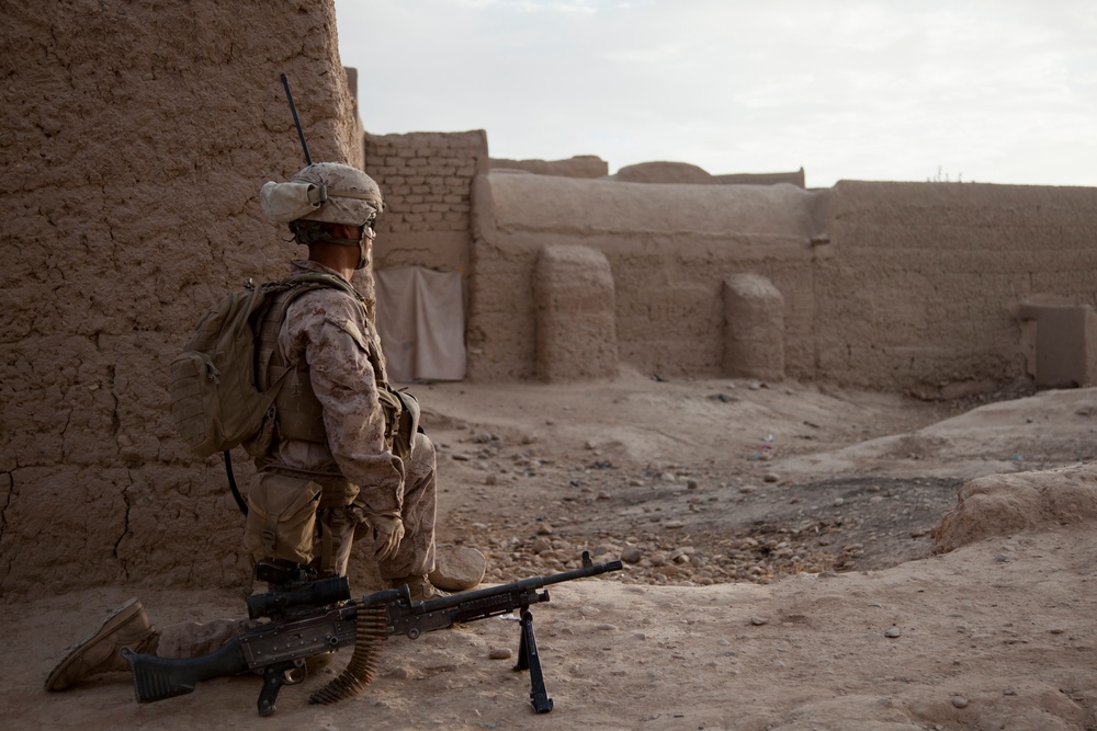 Patrol in Sangin