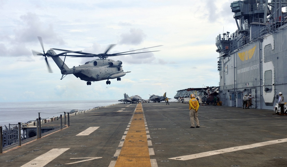 Preparing to land
