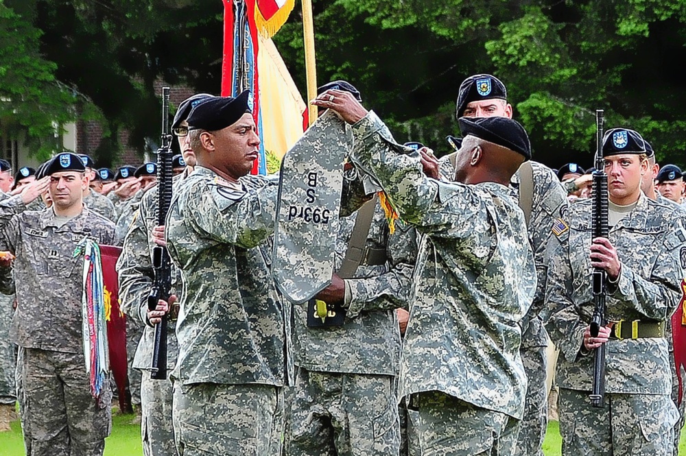 593rd Sustainment Brigade change of command