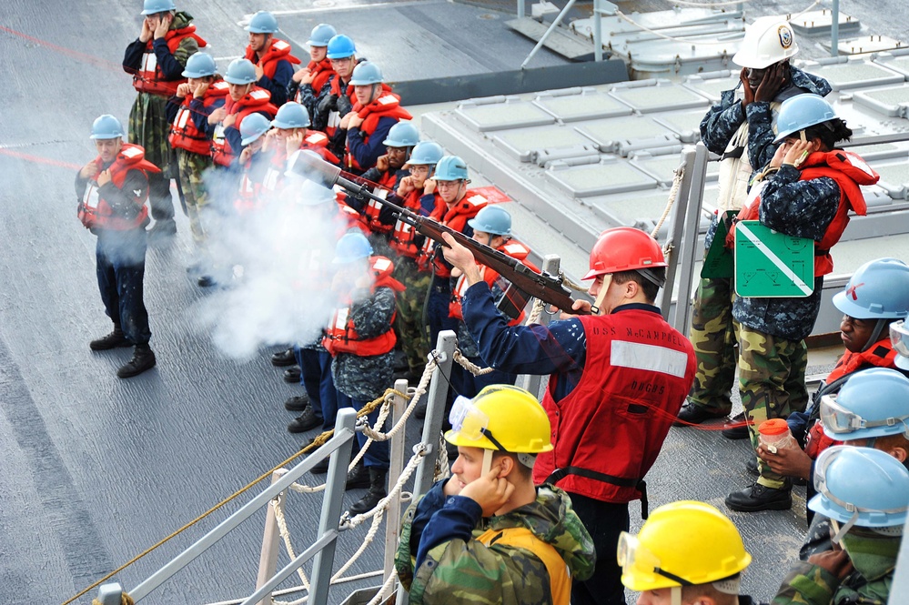 USS McCampbell activity