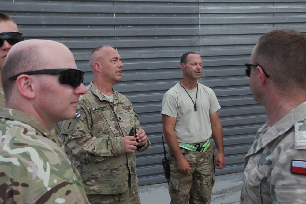 Orientation at Bagram Air Field