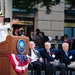 Wreath laying ceremony at the Navy Memorial