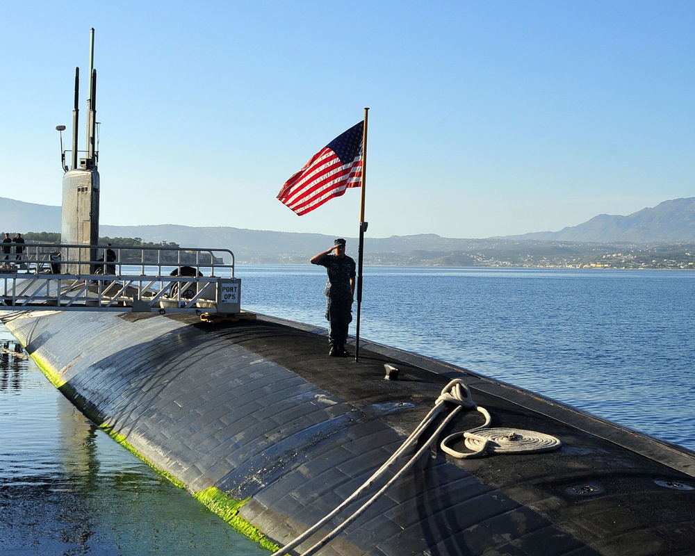 USS Florida visits Greece