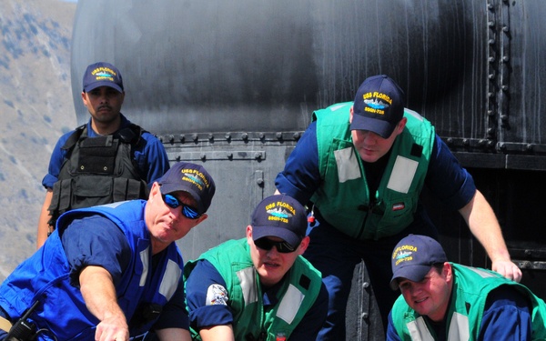 USS Florida visits Greece