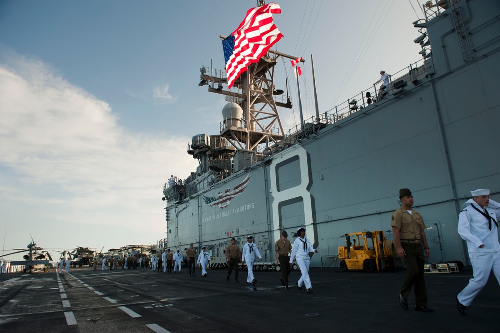 USS Makin Island action