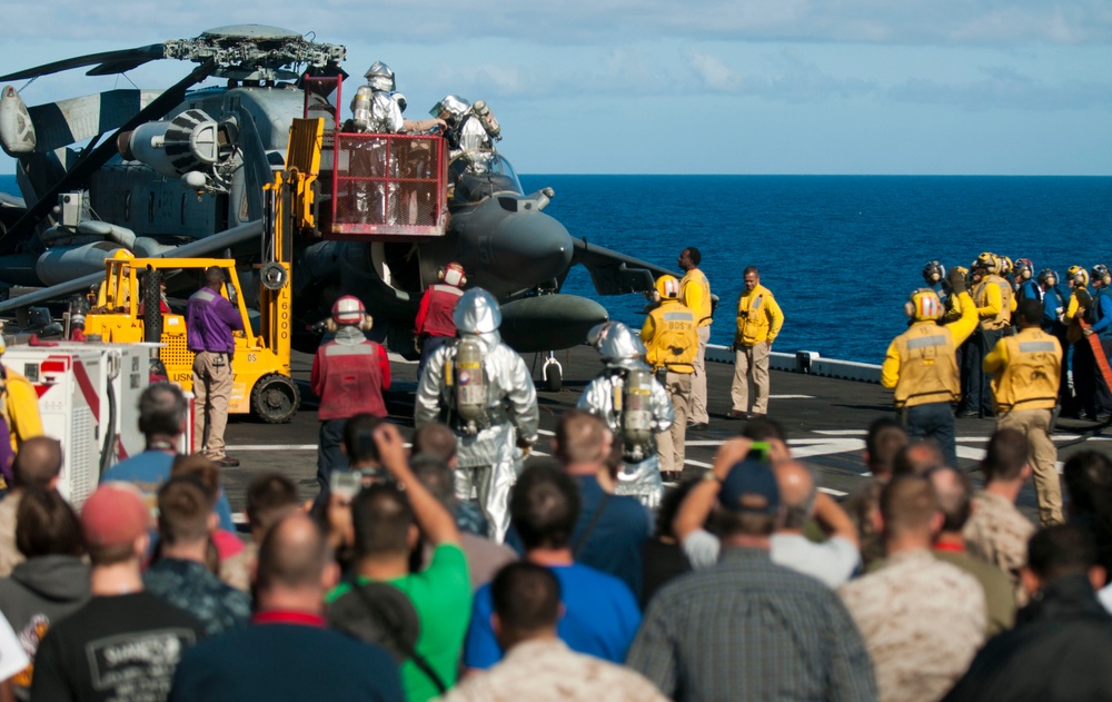 USS Makin Island action