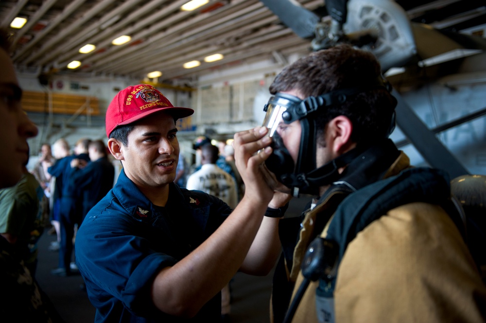 USS Makin Island action