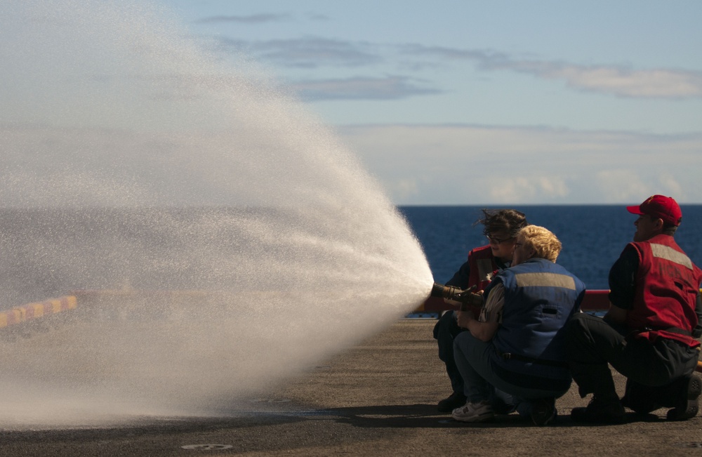 USS Makin Island action