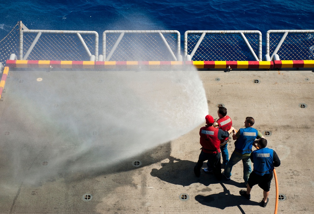 USS Makin Island action