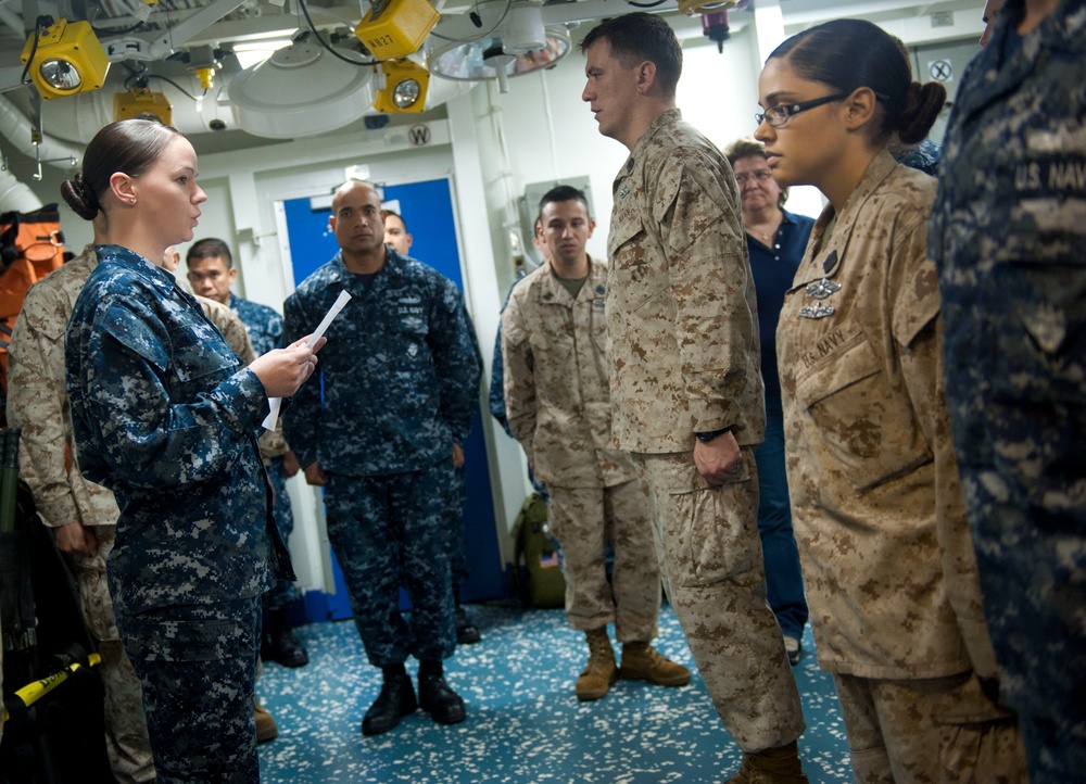 USS Makin Island action