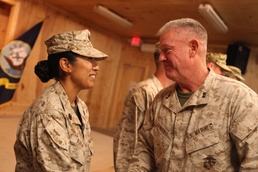 Sailors receive anchors in Afghanistan