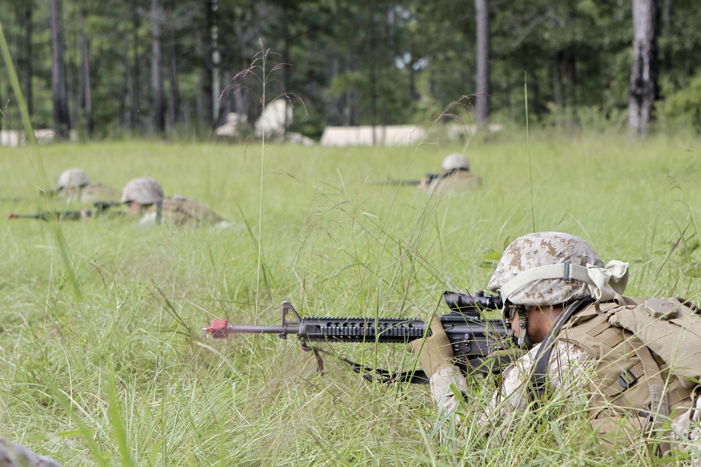 8th Marine’s Regimental Headquarters takes to the field