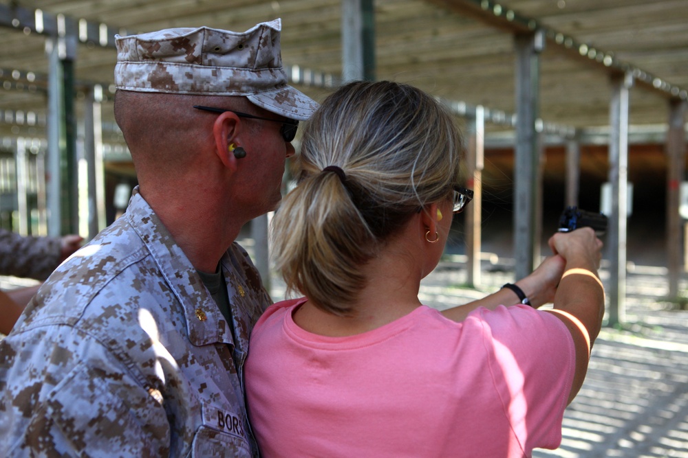 Jane Wayne Day puts Marine spouses on the firing line