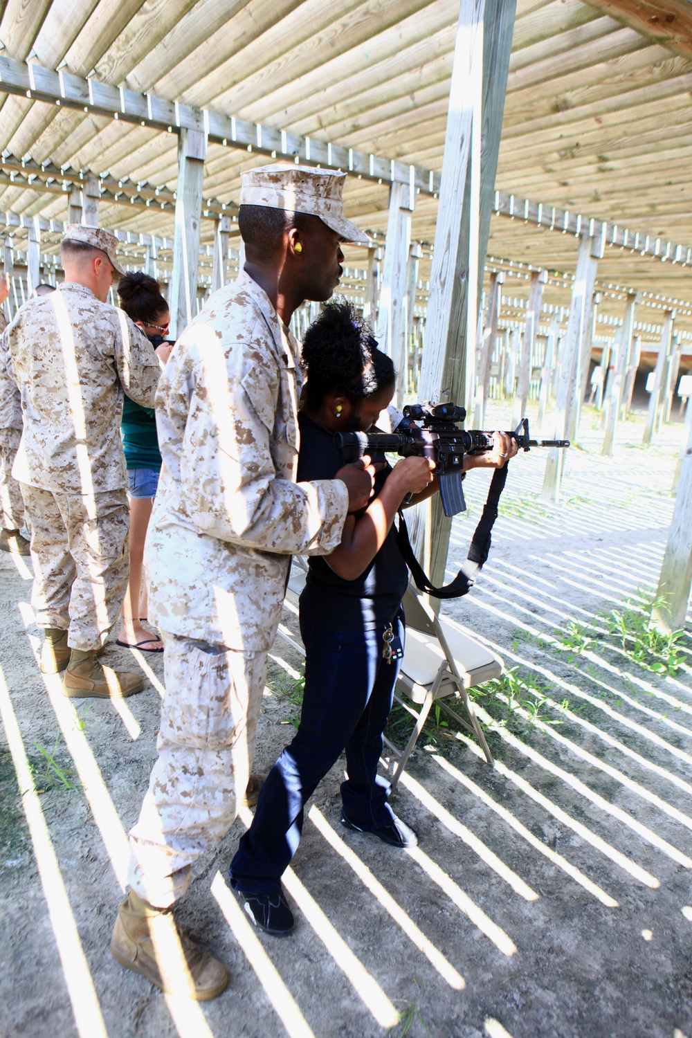 Jane Wayne Day puts Marine spouses on the firing line