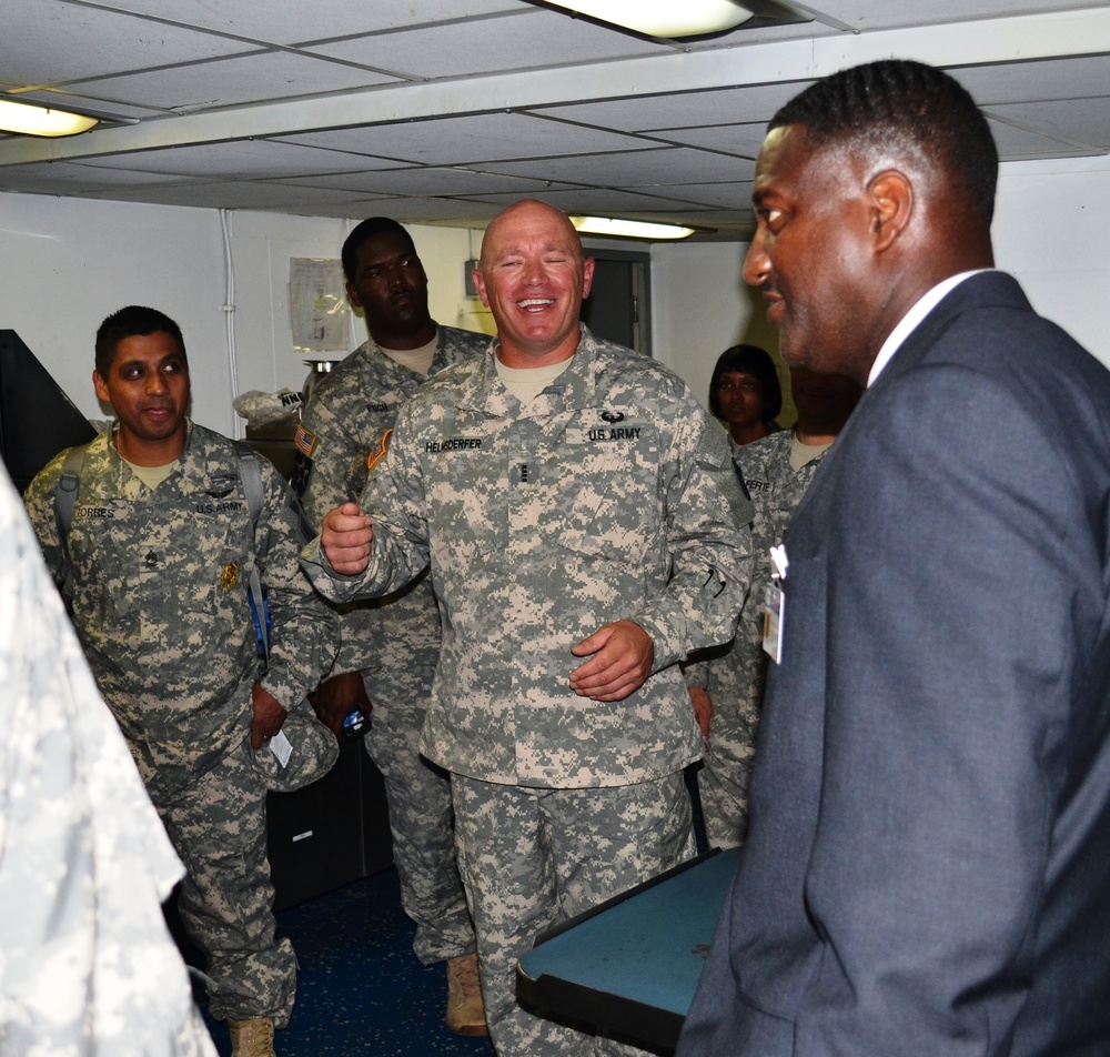 Local recruiting command visit 3rd Port