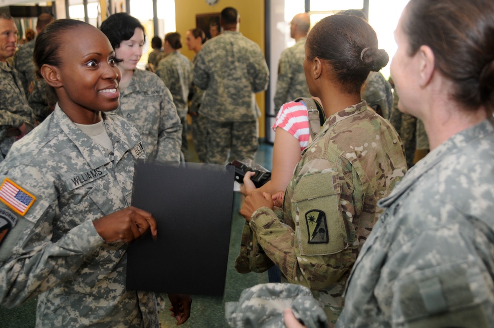 82nd Sustainment Brigade has first Cultural Support Team Course Graduate