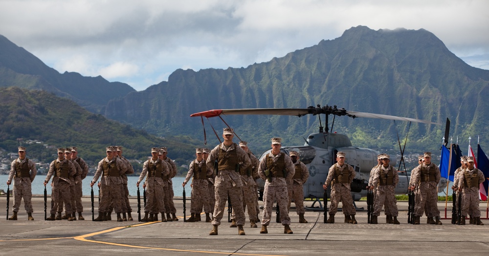 MCB Hawaii welcomes aboard HMLA-367 ‘Scarface’