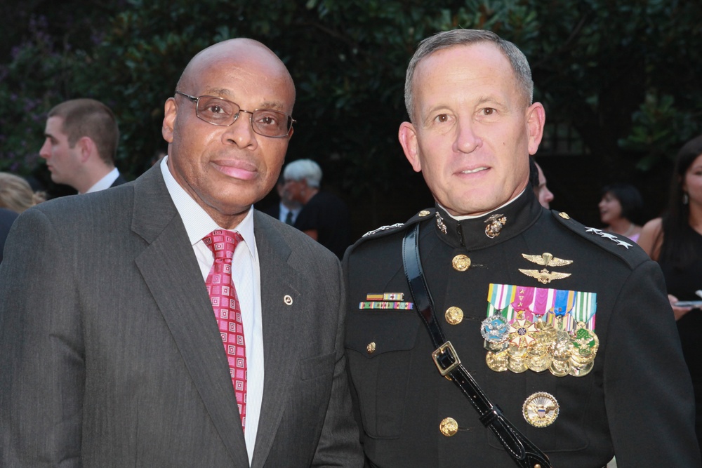 Evening parade reception