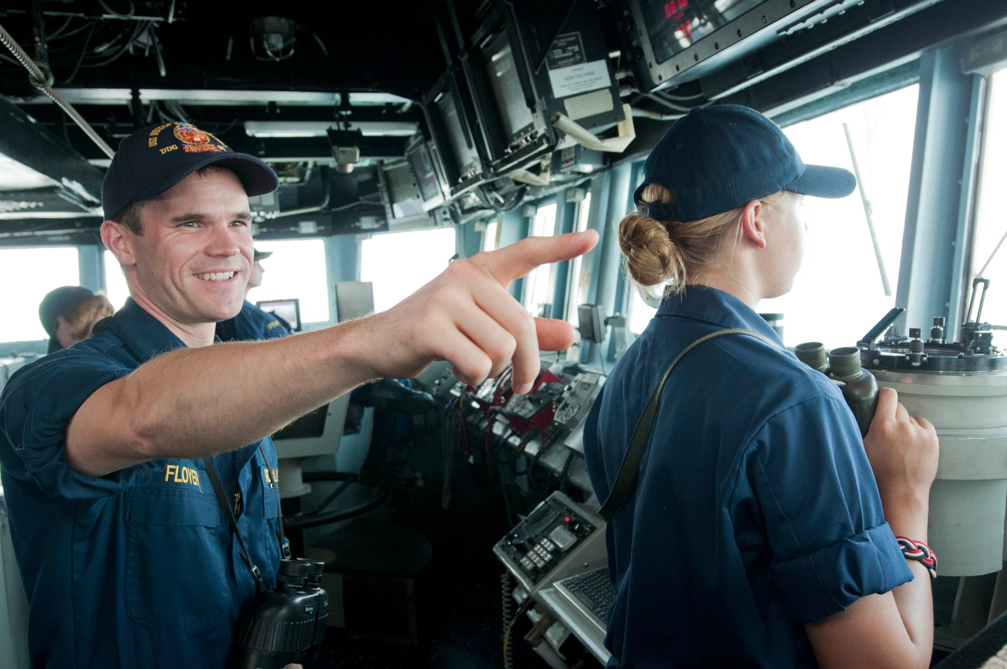 DVIDS - Images - British officers aboard USS Winston S. Churchill