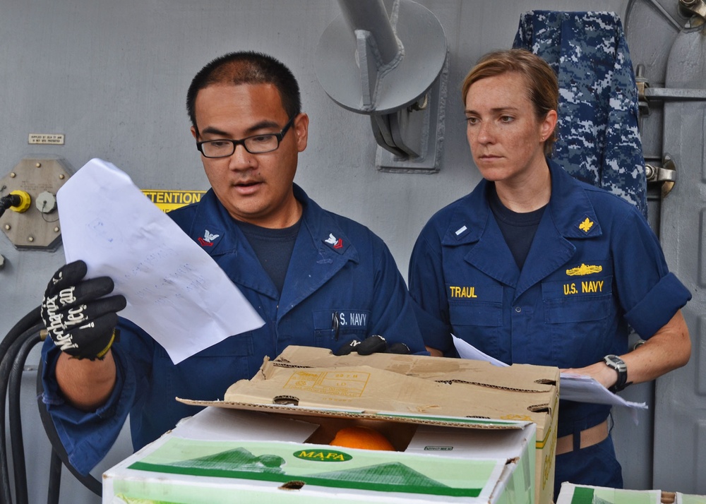 USS New York action