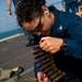 USS Jason Dunham weapons training
