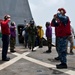 Flight deck action aboard USS Abraham Lincoln
