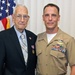 Marine Pilot Presents Award to WWII Veteran after 68 Years