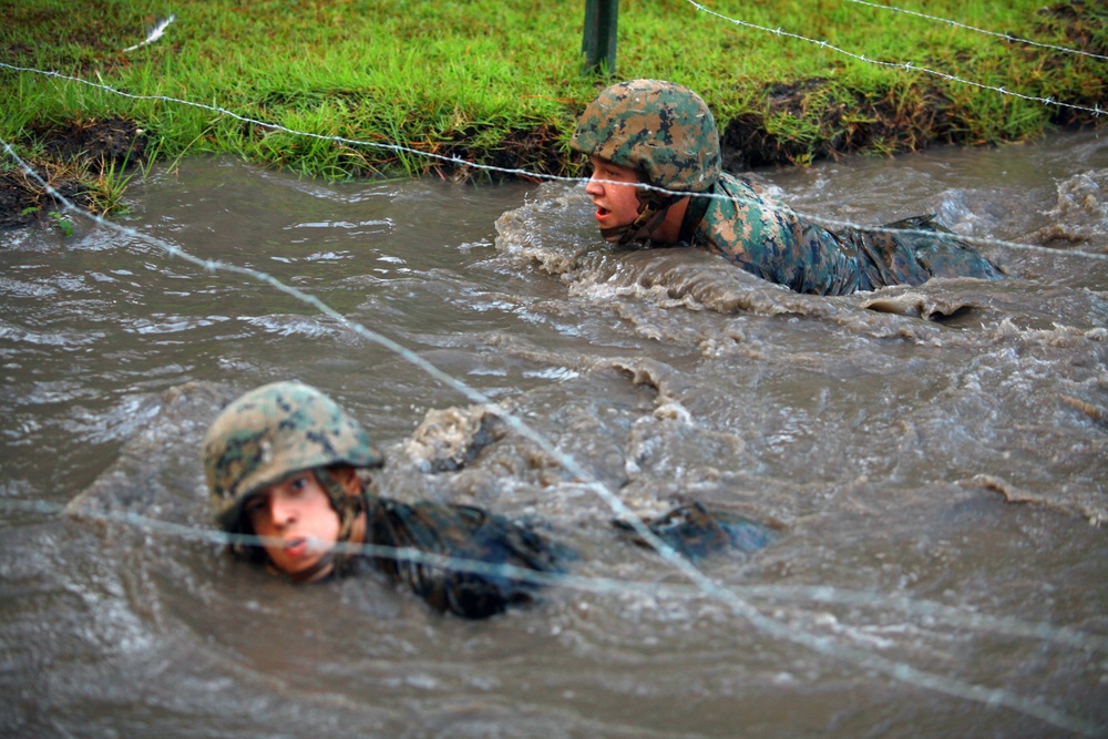 Teamwork pushes Landing Support Company through Endurance Course