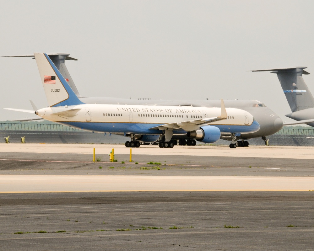 Vice President Joseph Biden departs Stewart Air National Guard Base