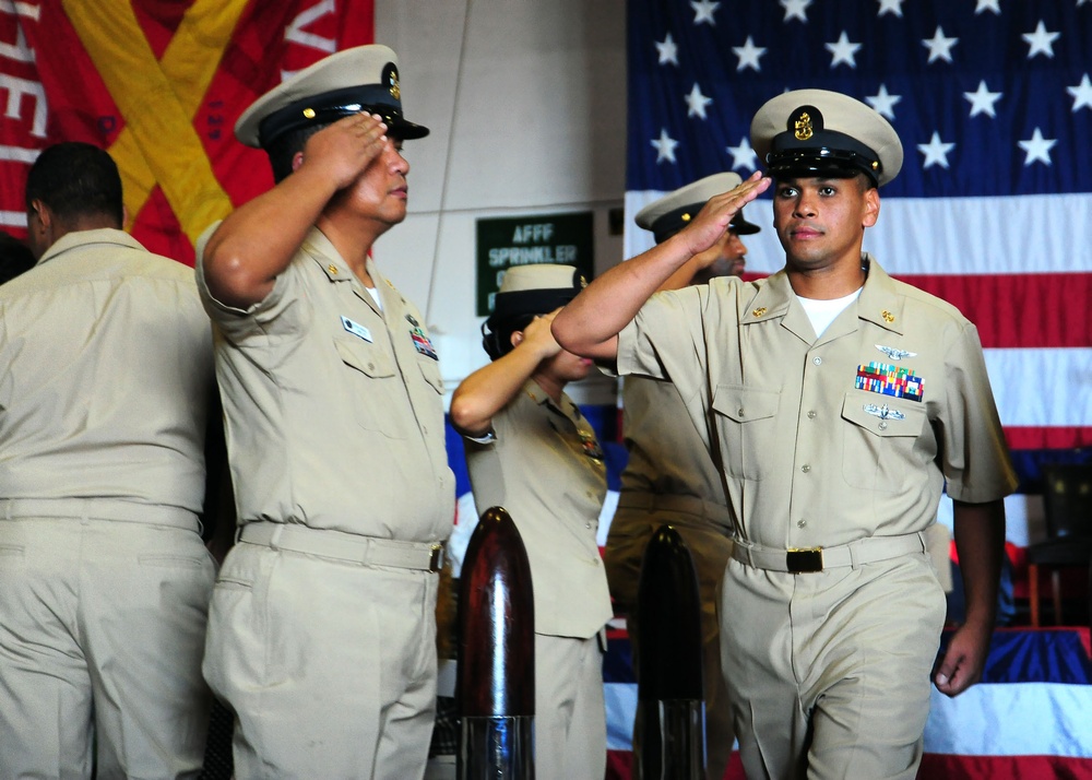 USS Harry S. Truman pinning ceremony