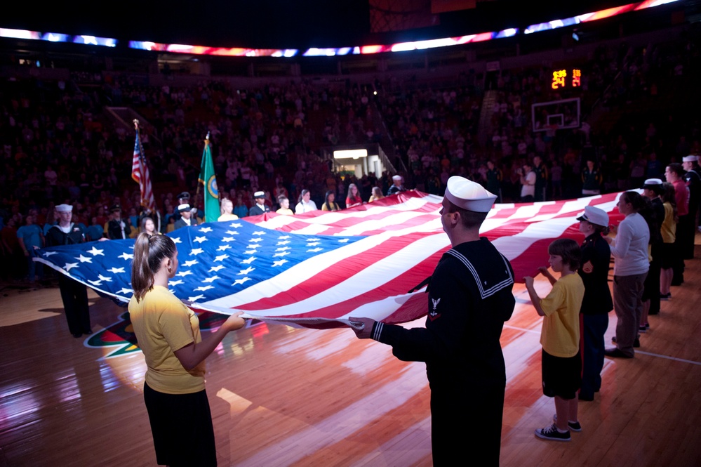 Hero Appreciation Night at Seattle Storm game