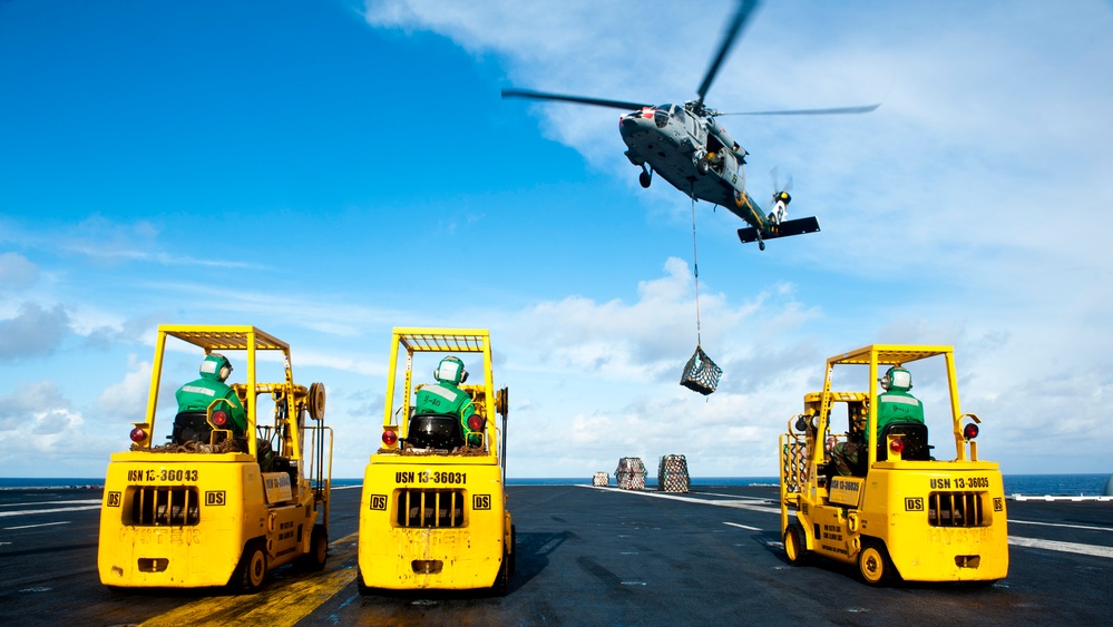 USS John S. Stennis action