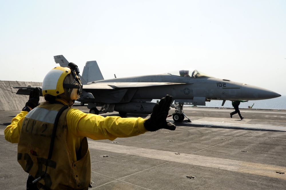 USS Dwight D. Eisenhower's flight deck