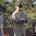 Senior Chief Tarulli during 9/11 Remembrance Ceremony