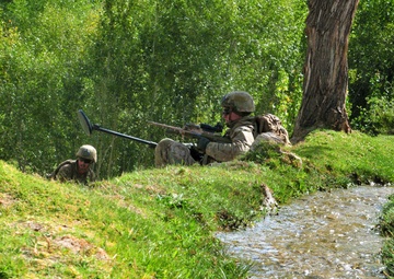 Australian engineers step out into danger