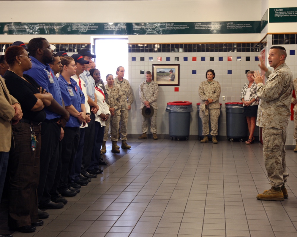 1st RTBN MCRD PISC W.P.T. Hill Award Ceremony