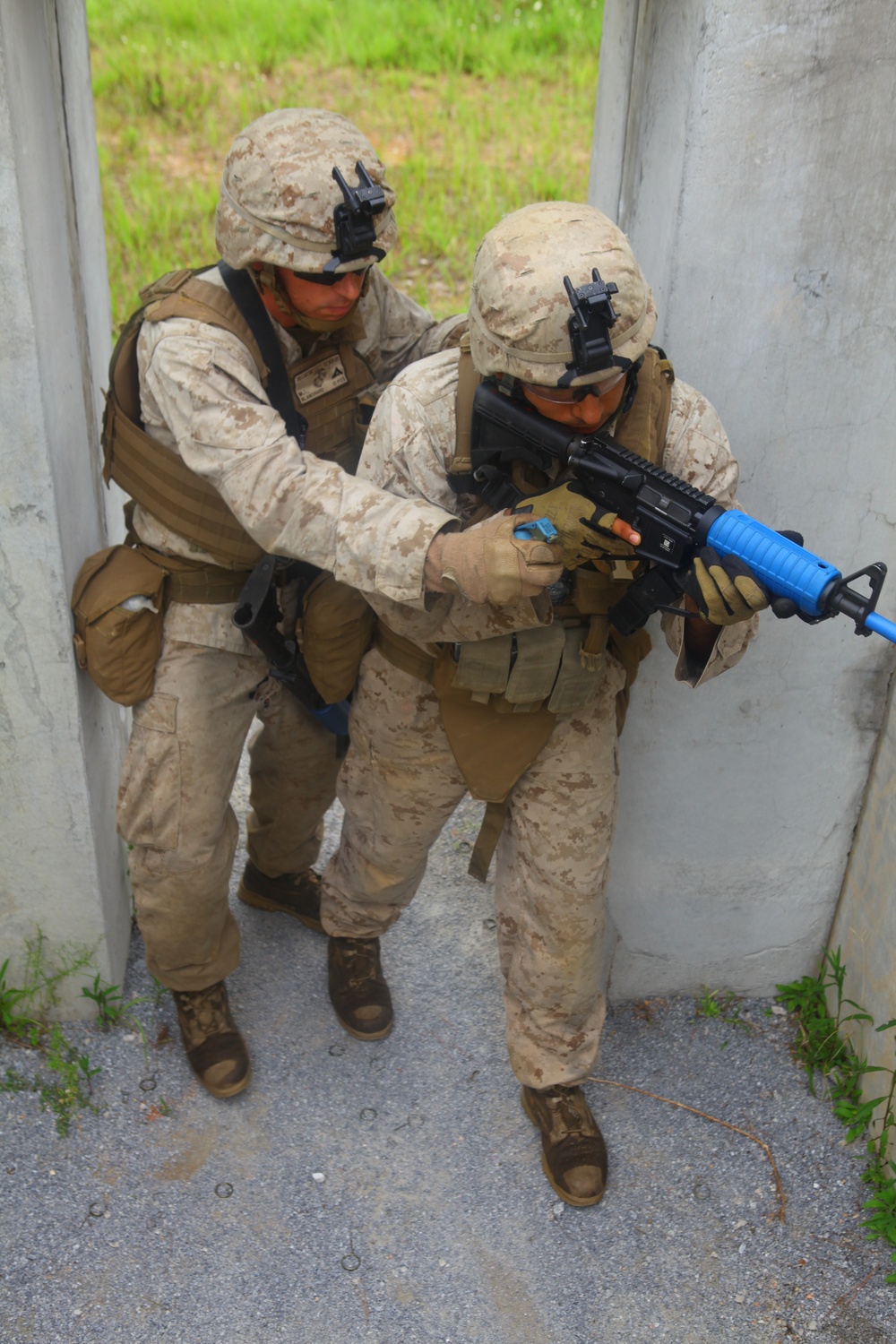 Marines blast into training