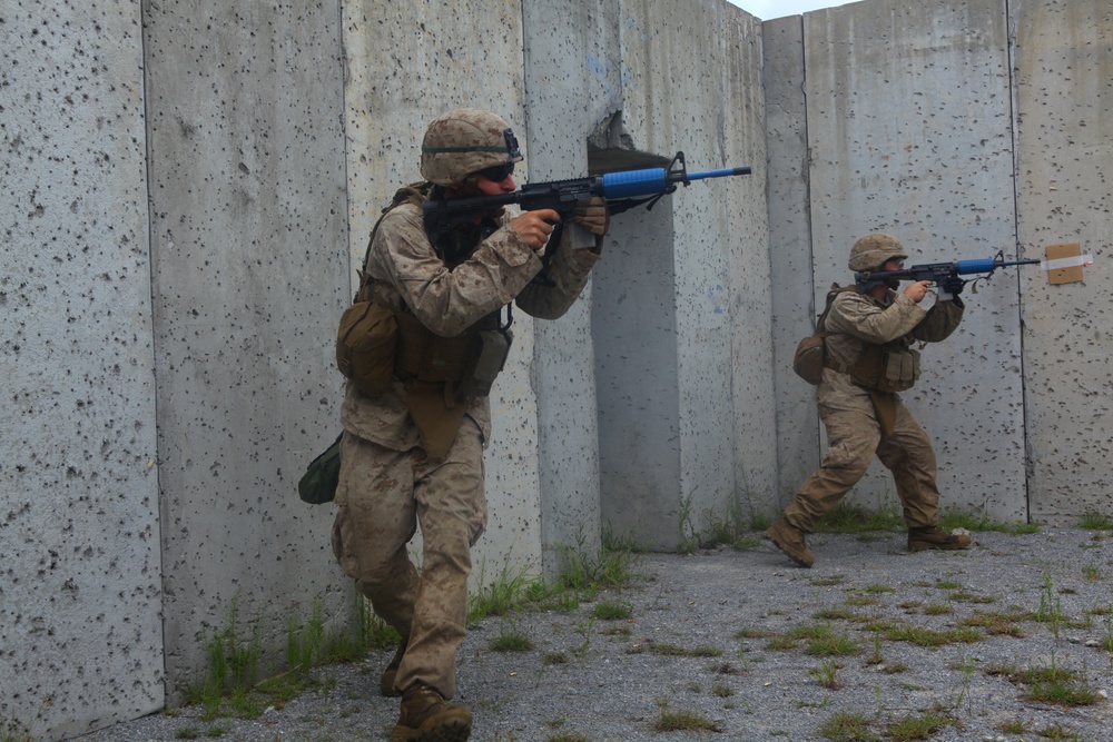 Marines blast into training
