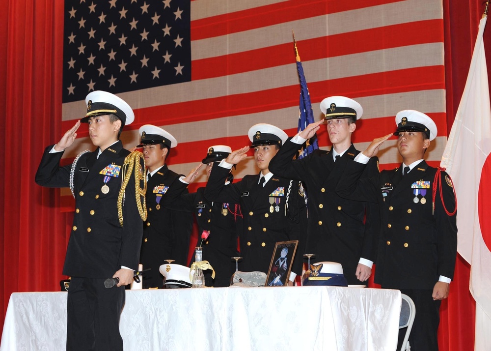 Nile C. Kinnick High School Navy Jr. Reserve Officers' Training Corps POW/MIA Recognition ceremony