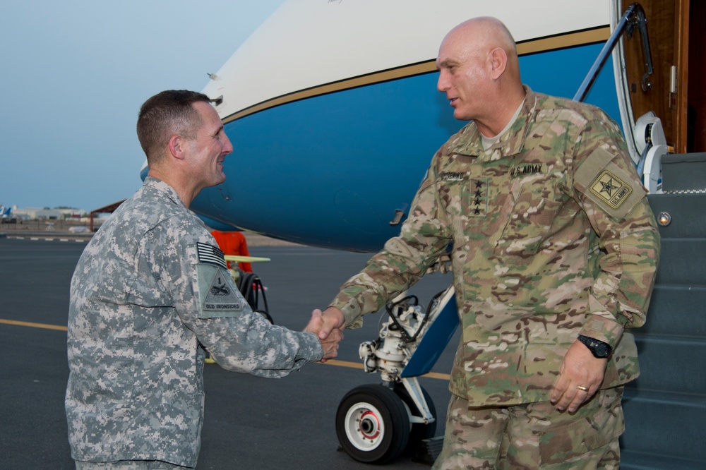 CSA visits Camp Lemonnier, hosts soldier call to express thanks, discuss Army future