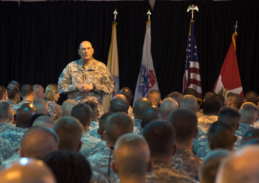 CSA visits Camp Lemonnier, hosts soldier call to express thanks, discuss Army future
