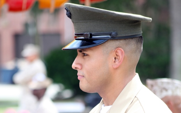 SSgt Richard Root Retirement H&amp;SBN MCRD PISC